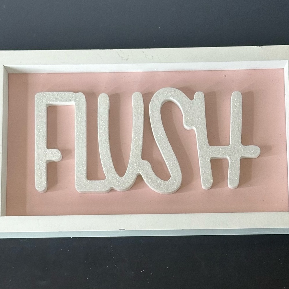 Girls bathroom sign